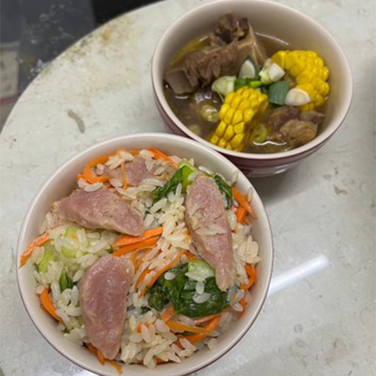 原汁香腸羊肉炊飯